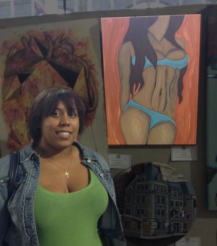 Lauren at Art All Night 2015